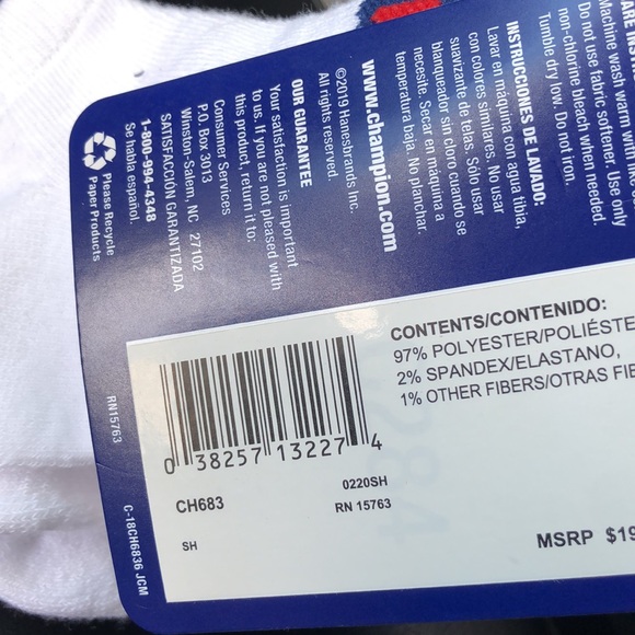 Champion 6pack no show NWT - Picture 4 of 4